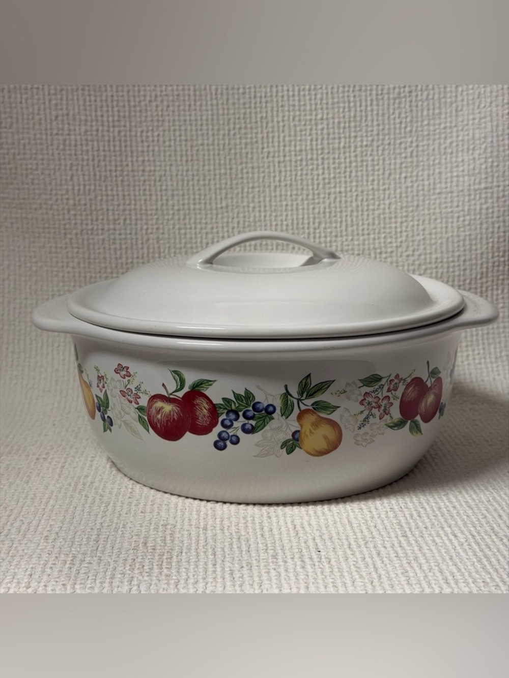 Corelle Coordinates Chutney Fruit
2.5 Ot Stoneware Casserole Dish
With Lid
